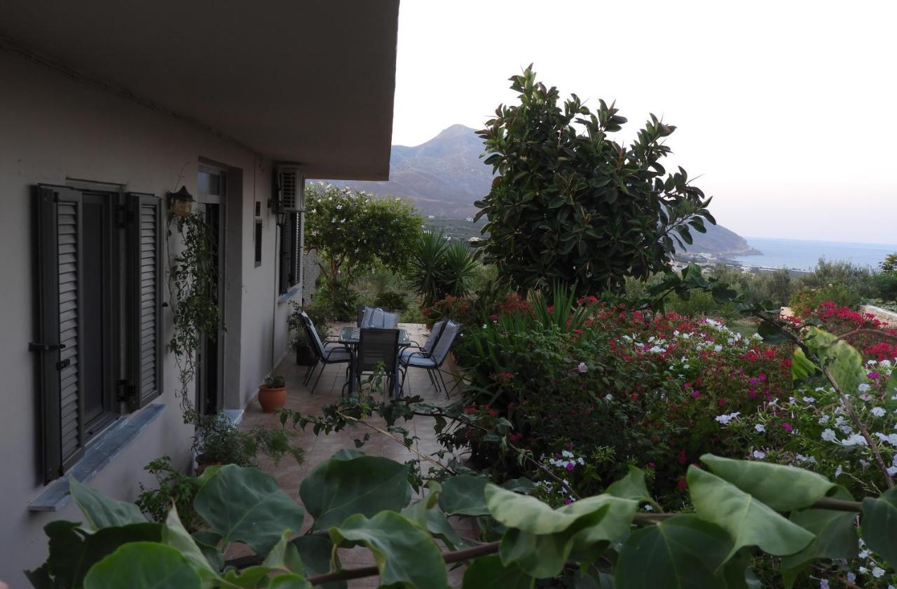 Chrissi'S House With Garden And Sea View Zerviana Villa กิสเซมอส ภายนอก รูปภาพ