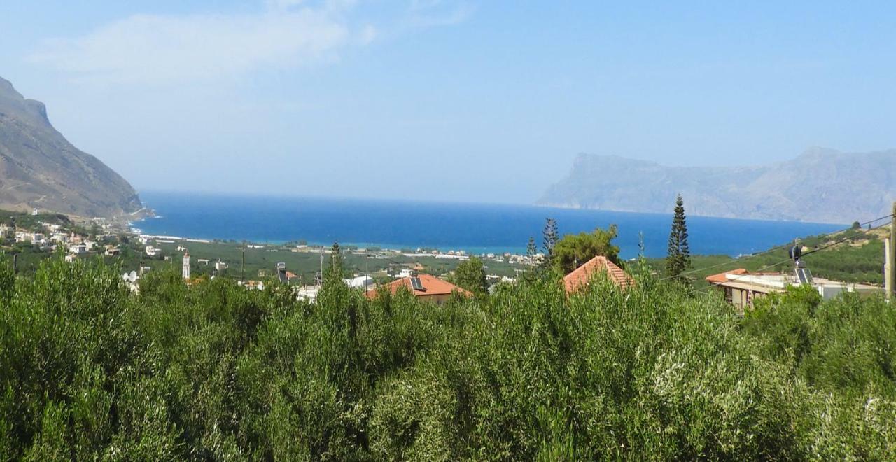 Chrissi'S House With Garden And Sea View Zerviana Villa กิสเซมอส ภายนอก รูปภาพ